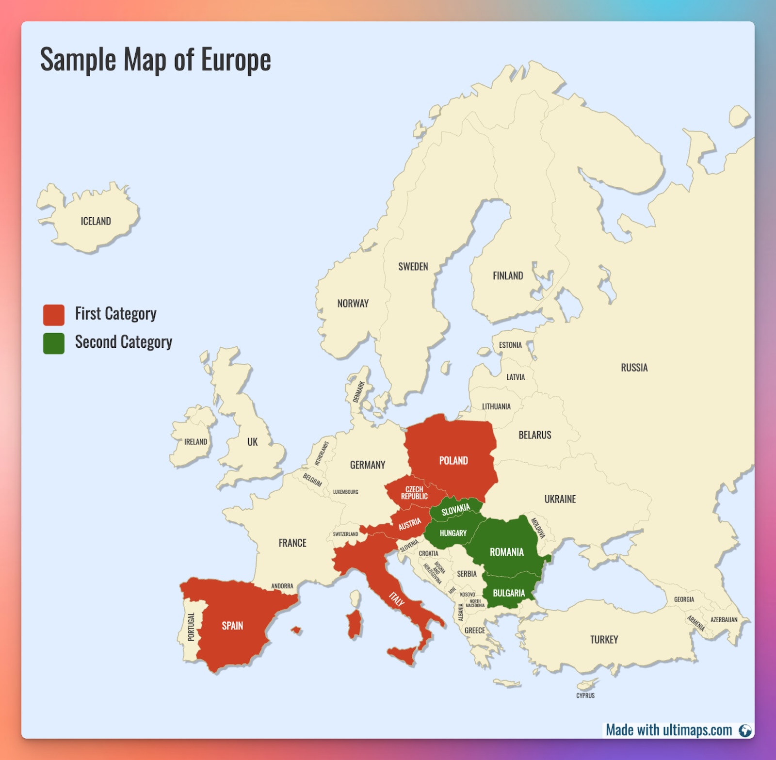 Ultimaps New Themes and Styles