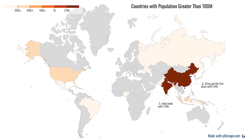 Maps with numerical data image