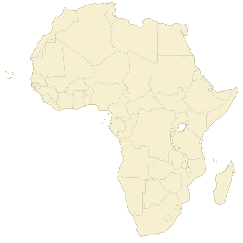 Preview of Blank Map of Africa