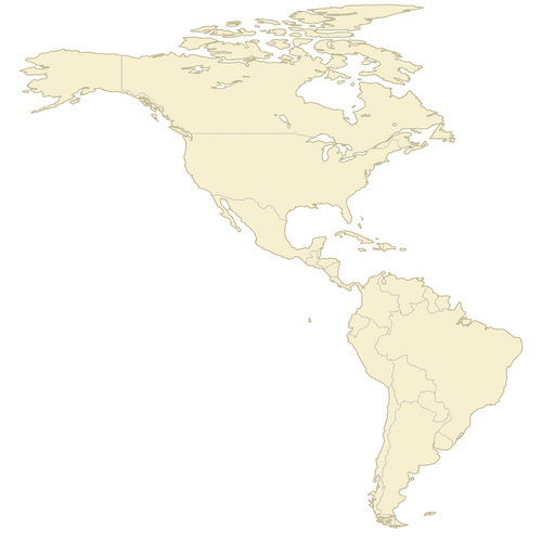 Preview of Vector Map of Americas