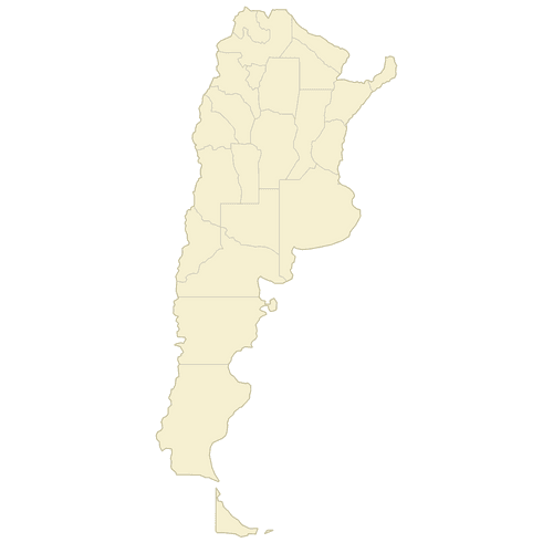 Preview of Blank Map of Argentina Provinces