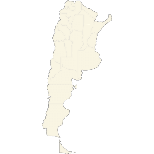 Preview of Blank Printable Map of Argentina Provinces