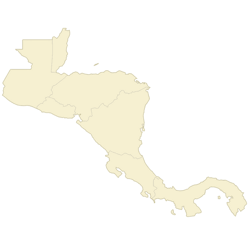 Preview of Blank Map of Central America