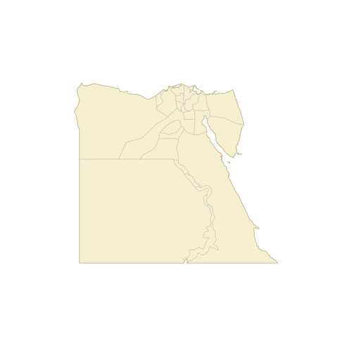 Preview of Vector Map of Egypt Governorates