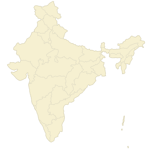 Preview of Blank Map of India