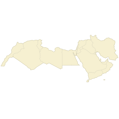 Preview of Vector Map of MENA Countries