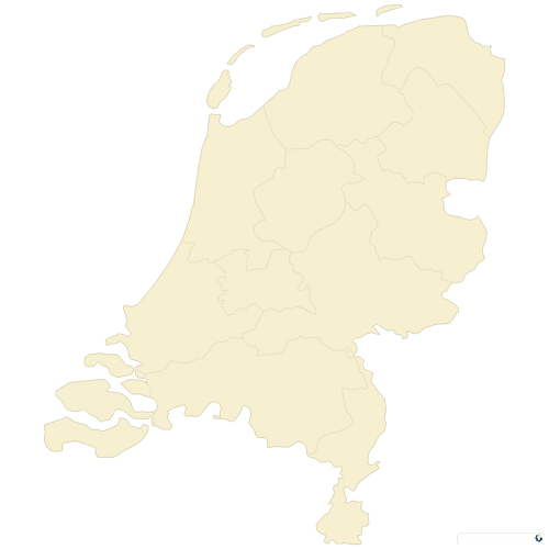 Preview of Vector Map of Netherlands Provinces