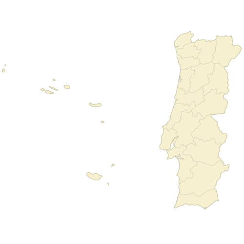 Preview of Blank Map of Portugal Districts