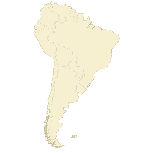 Preview of Blank Map of South America