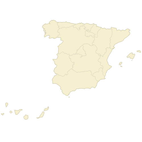 Preview of Blank Map of Spain Communities