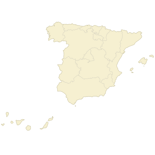 Preview of Vector Map of Spain Communities