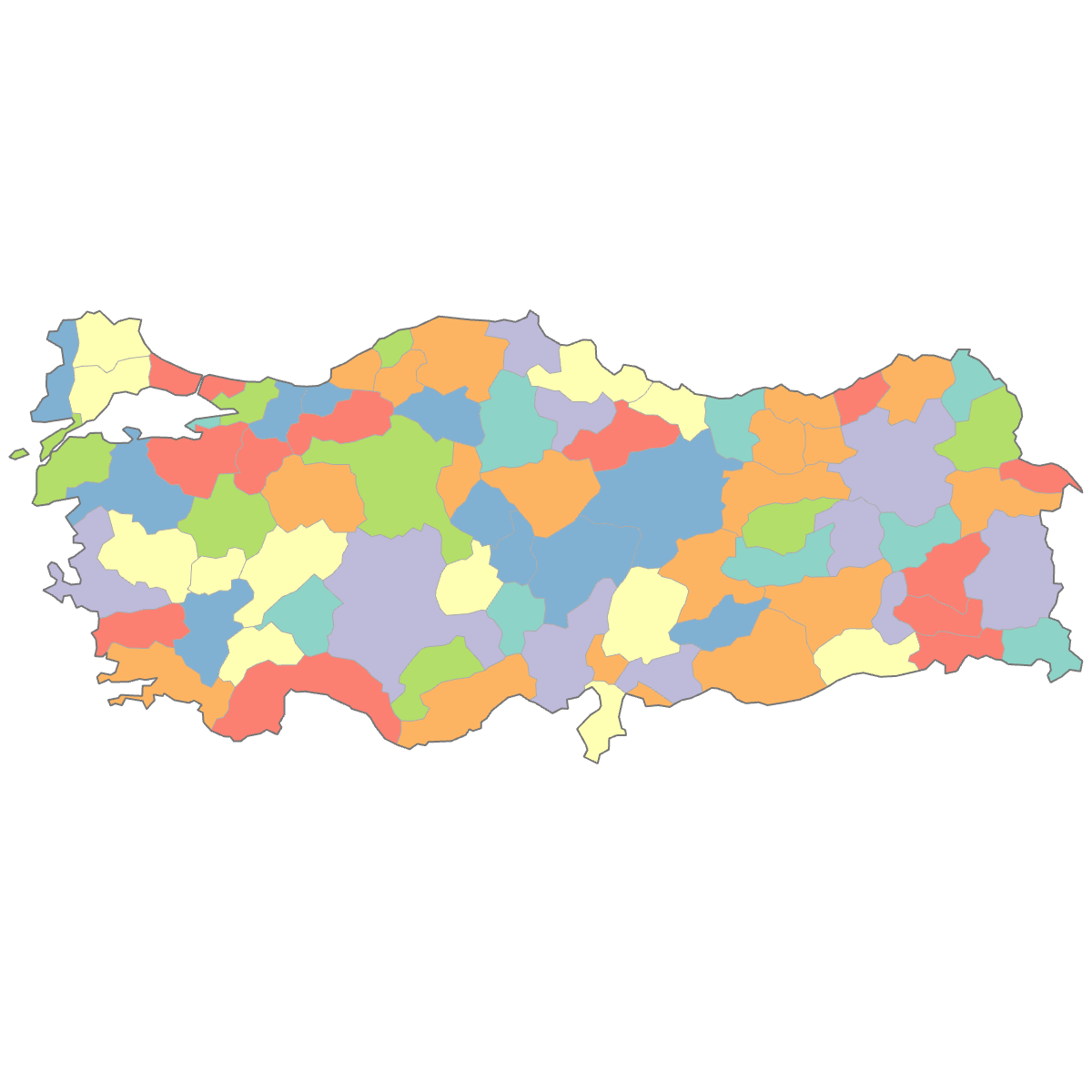 Map of Turkey — Ultimaps