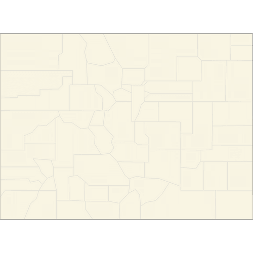 Preview of Vector Map of Colorado Counties