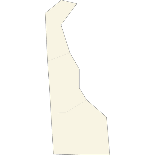 Preview of Blank Printable Map of Delaware Counties