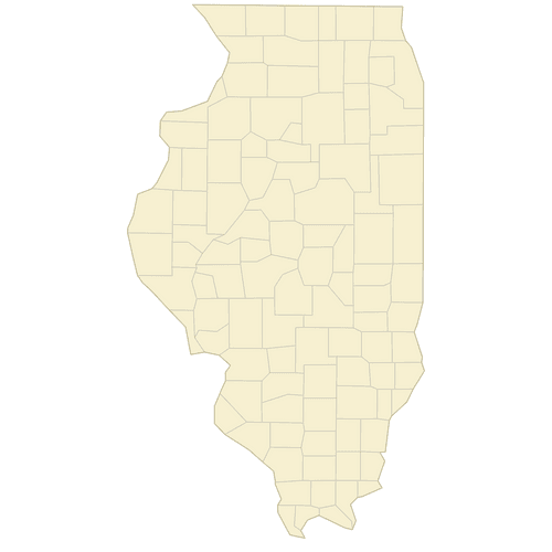 Preview of Vector Map of Illinois Counties