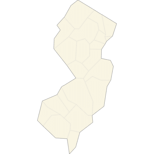 Preview of Vector Map of New Jersey Counties