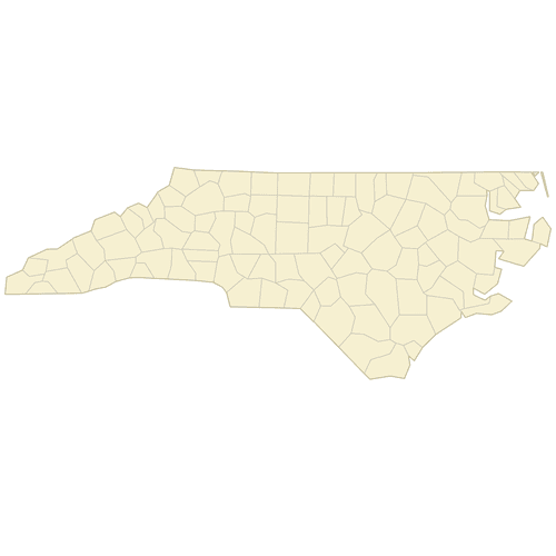 Preview of Vector Map of North Carolina Counties