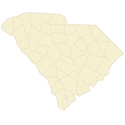 Preview of Blank Map of South Carolina Counties