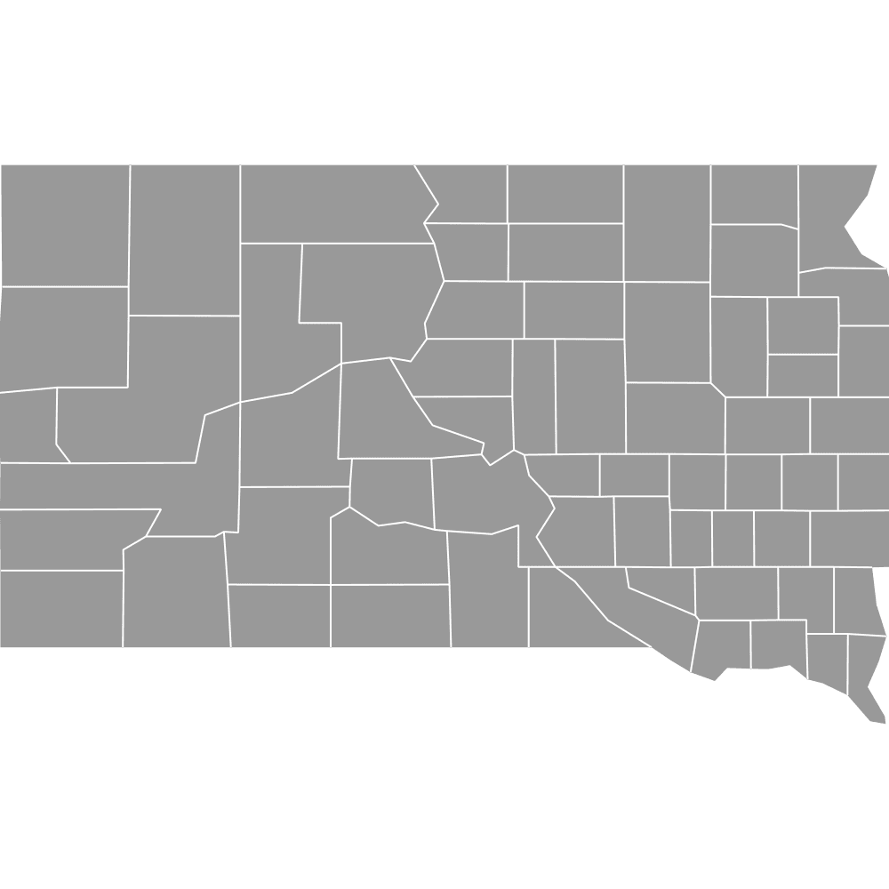 Preview of South Dakota, US — Counties