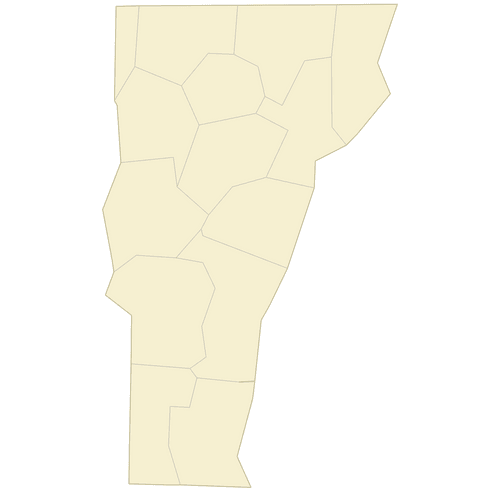 Preview of Vector Map of Vermont Counties