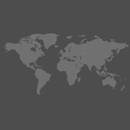 Preview of Blank Map of the World Continents (Dark)