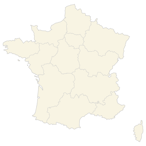 Map of France — Regions