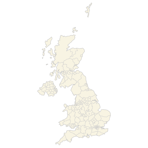 Map of the United Kingdom — Counties